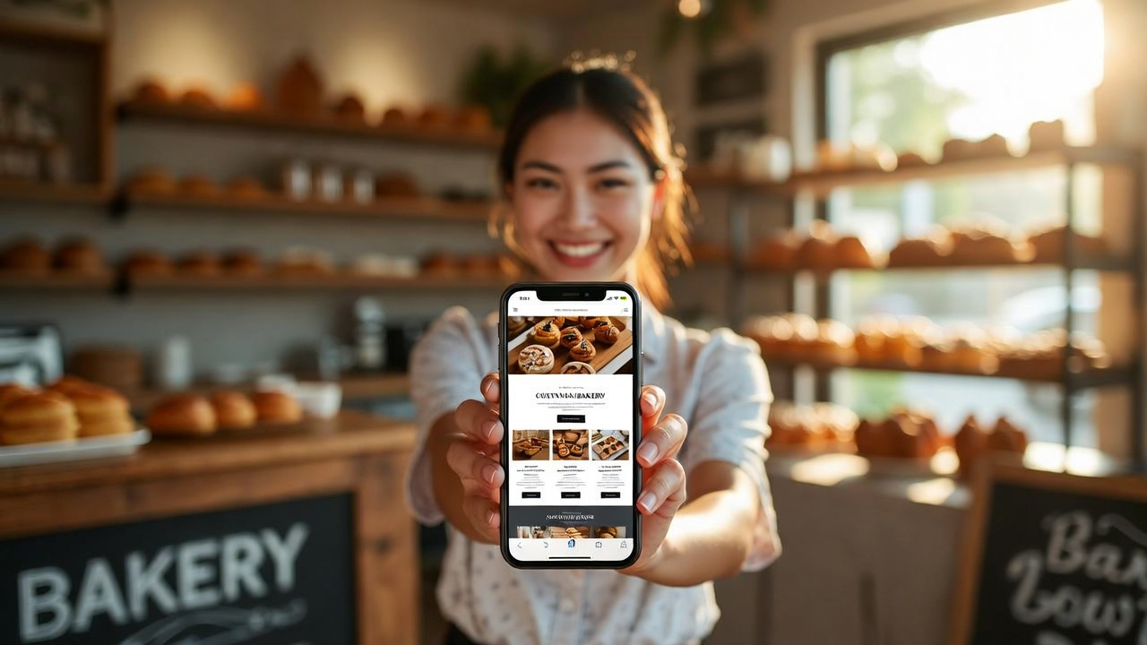 เจ้าของร้านภูมิใจกับเว็บไซต์
